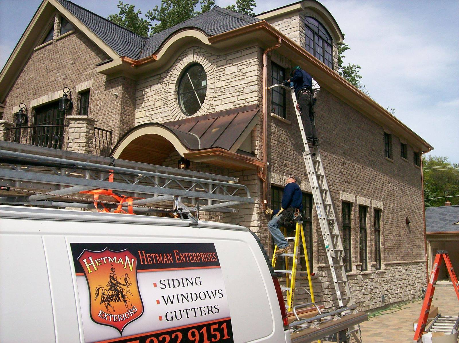 Hetman Gutters Installation Vernon Hills, IL Seamless Gutters